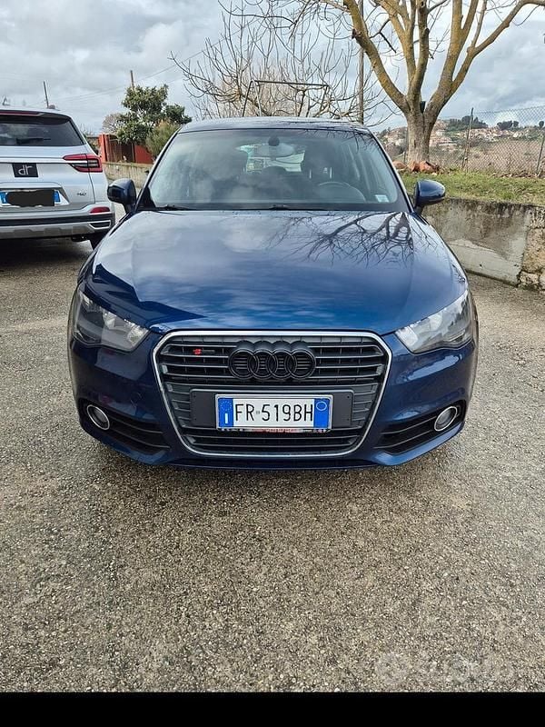 Usata Audi A1 Sportback S-Line 90 CV (66 kW) 2014 Blu Utilitaria