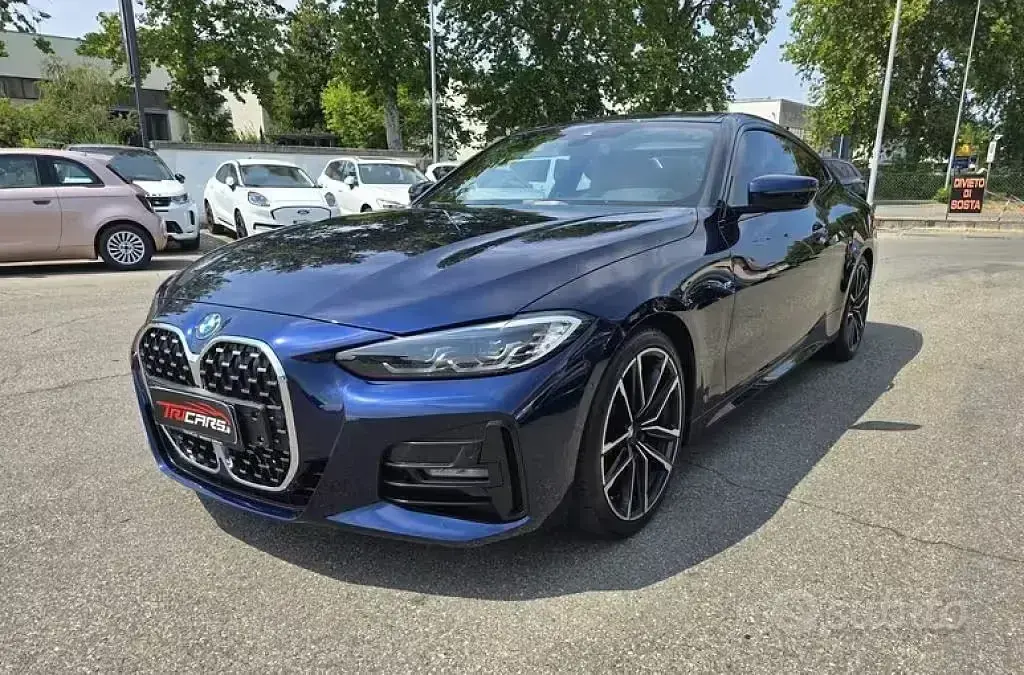 Usata BMW 420 M Sport 184 CV (135 kW) 2020 Blu Coupé