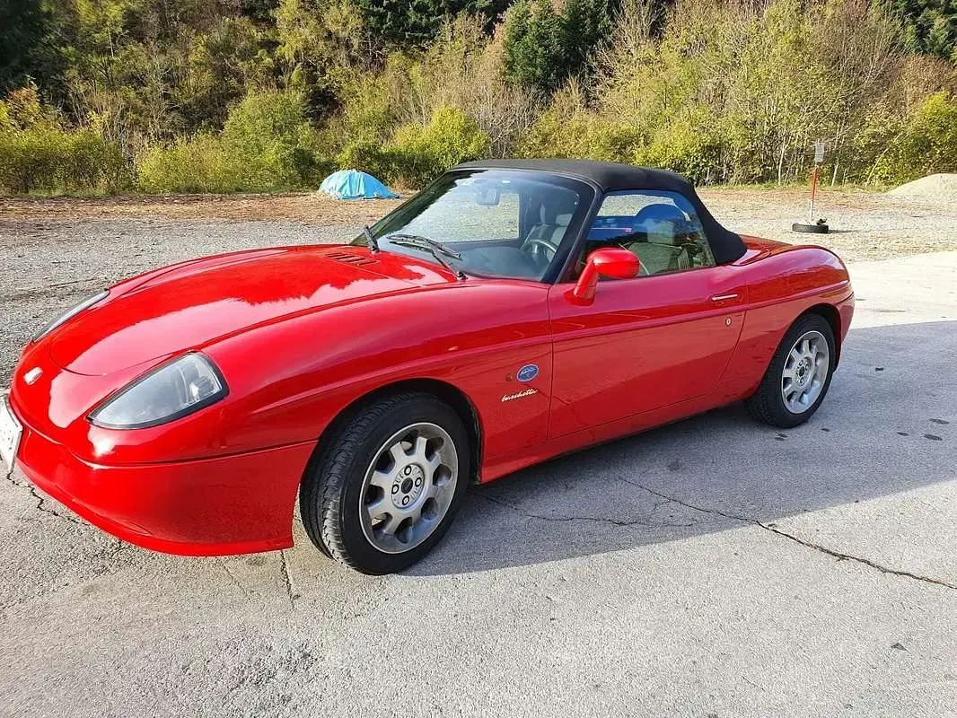 Usata Fiat Barchetta 131 CV (96 kW) 1996 Rosso Cabrio