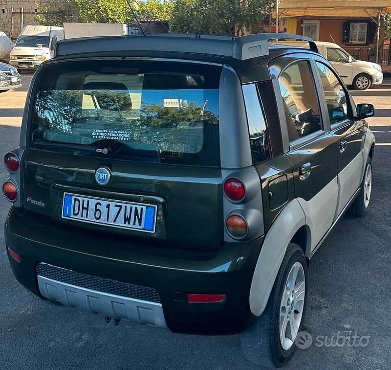 Usata Fiat Panda Cross Cross 74 CV (54 kW) 2007 Verde Utilitaria