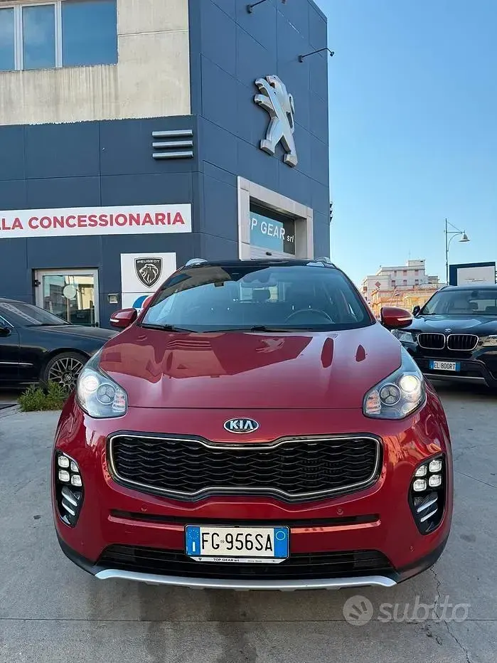 Usata Kia Sportage GT-Line 185 CV (136 kW) 2017 Rosso SUV