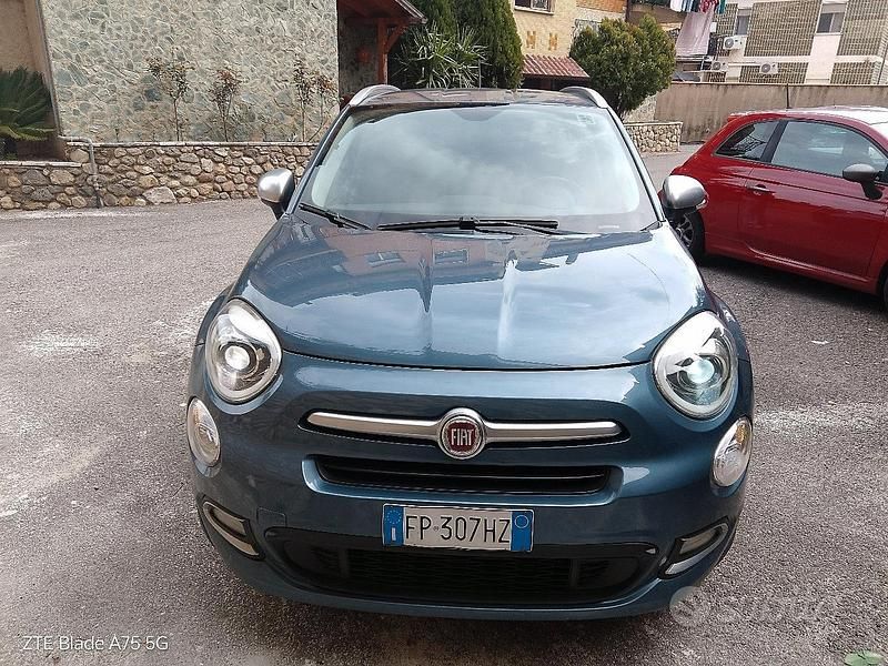 Usata Fiat 500X Mirror 95 CV (69 kW) 2018 Blu SUV