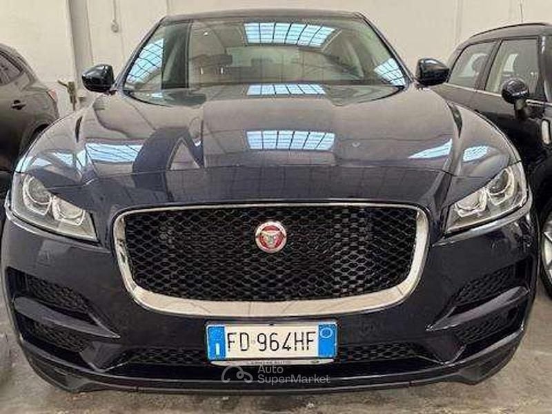 Usata Jaguar F-Pace Portfolio 179 CV (131 kW) 2016 Blu scuro SUV