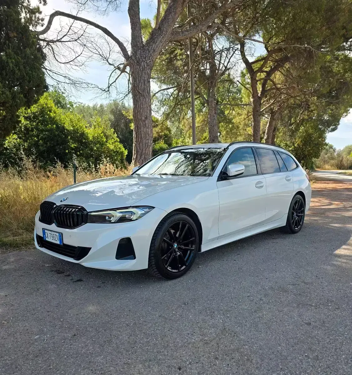 Usata BMW 318 Comfort Edition 150 CV (110 kW) 2022 Bianco Station wagon