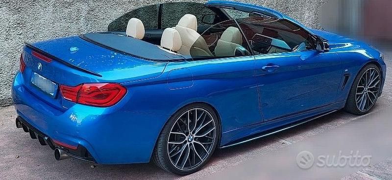 Usata BMW 430 Cabriolet M Sport 2018 Blu Cabrio