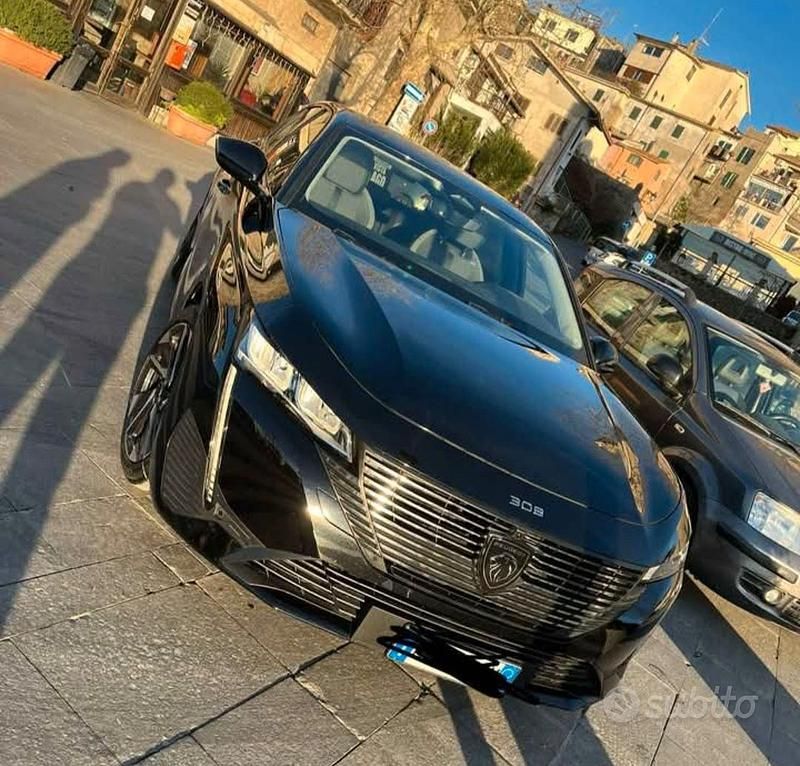 Usata Peugeot 308 180 CV (132 kW) 2021 Nero Berlina