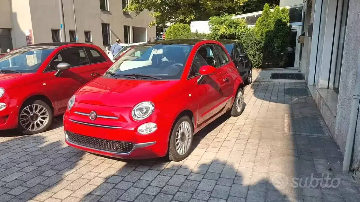 Usata Fiat 500 Lounge 69 CV (50 kW) 2018 Rosso Berlina