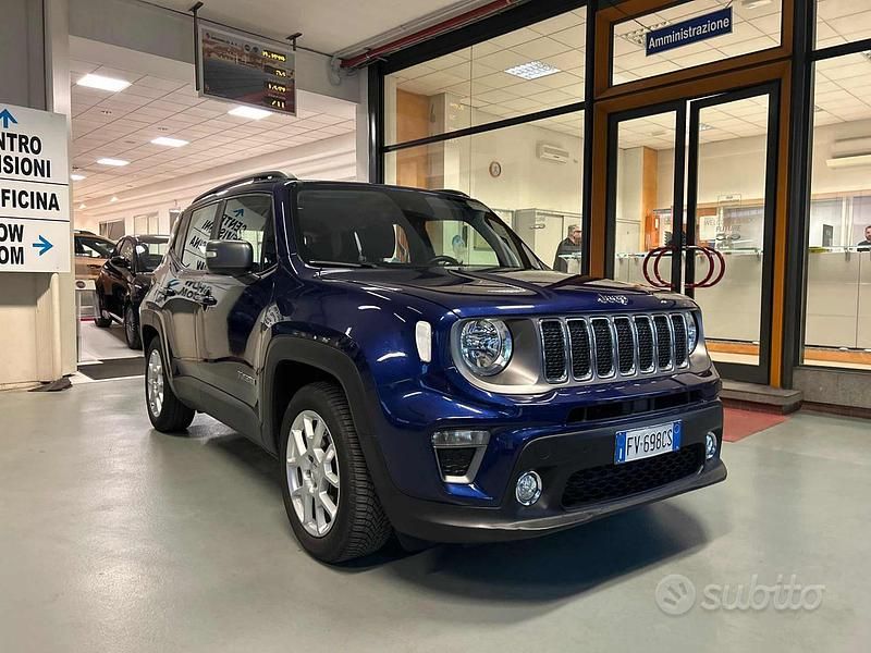 Usata Jeep Renegade Limited 150 CV (110 kW) 2019 Blu SUV