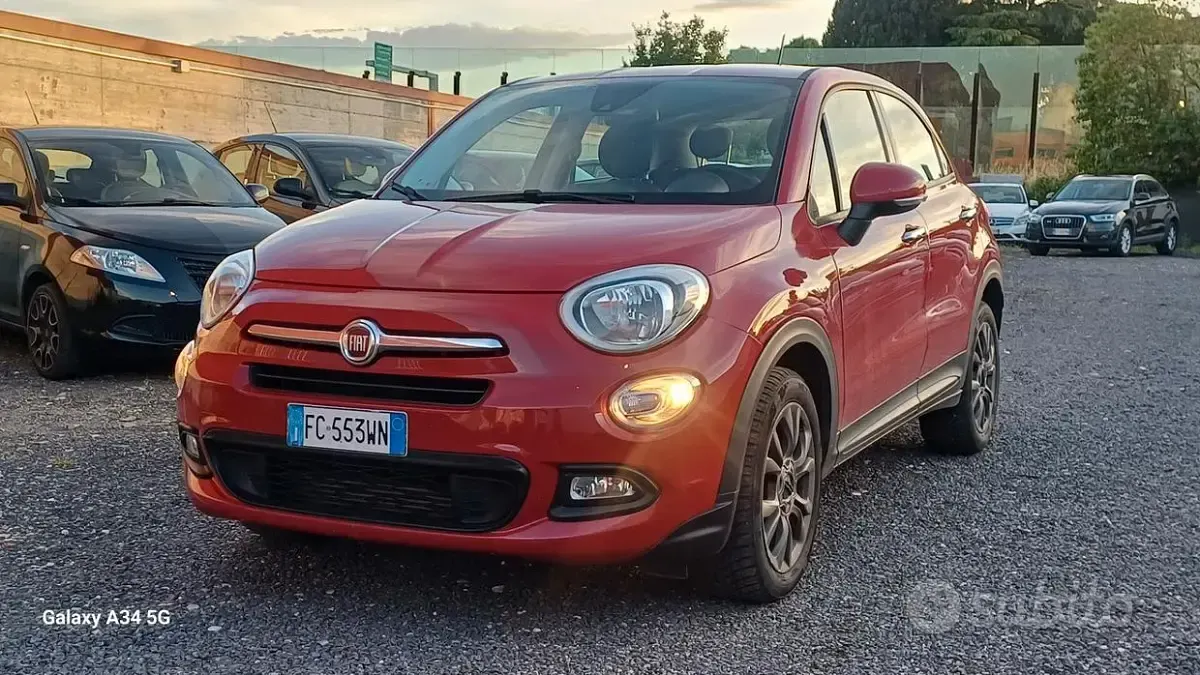 Usata Fiat 500X Lounge 120 CV (88 kW) 2016 Rosso SUV