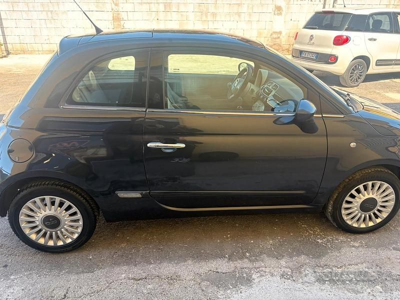 Usata Fiat 500 75 CV (55 kW) 2009 Blu Cabrio