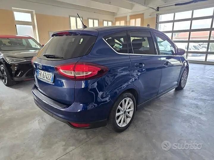 Begagnad Ford C-MAX Titanium 95 HK (69 kW) 2017 Blå Minibuss