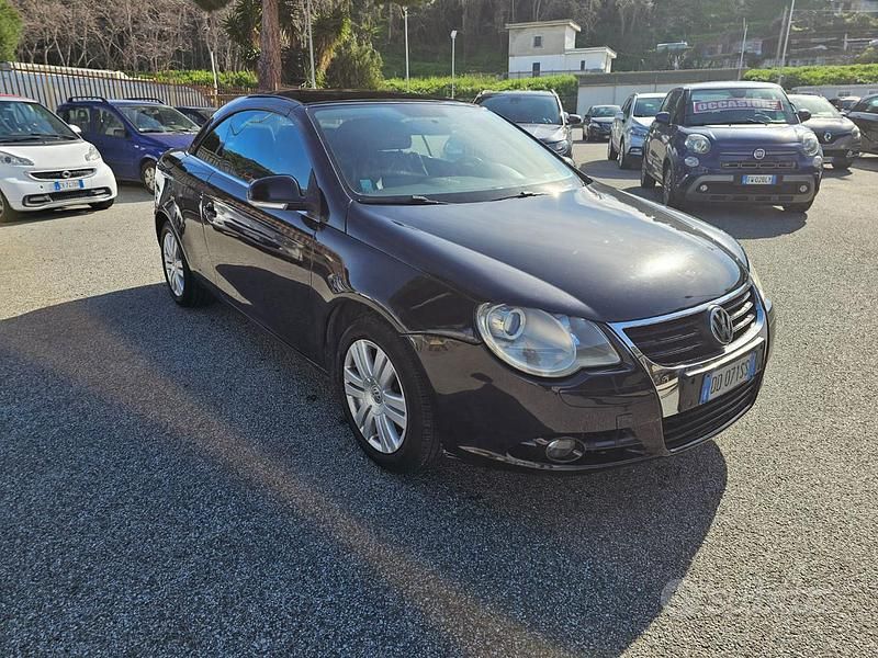 Usata VW Eos 140 CV (102 kW) 2006 Nero Cabrio