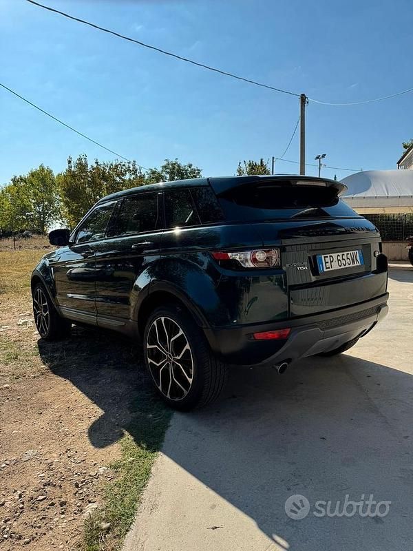 Usata Land Rover Range Rover evoque Prestige 150 CV (110 kW) 2012 Verde Berlina