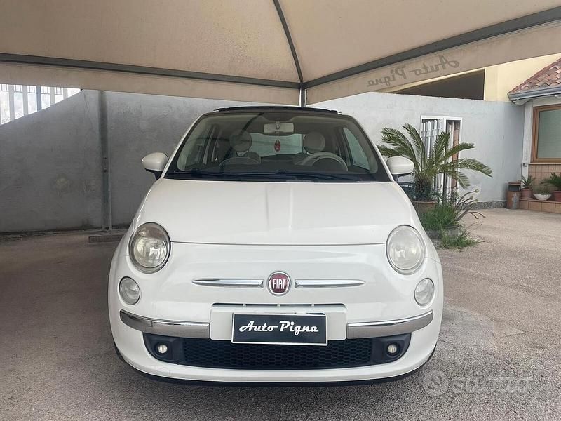 Usata Fiat 500 Lounge 69 CV (50 kW) 2009 Bianco Berlina