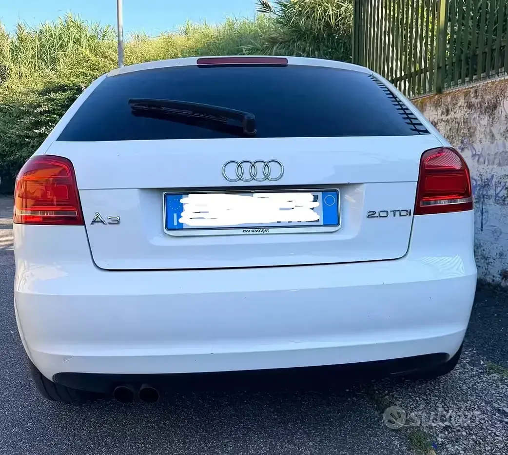 Usata Audi A3 170 CV (125 kW) 2010 Bianco Utilitaria