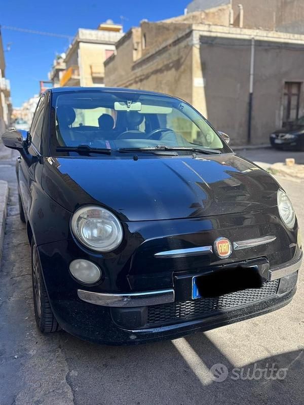 Usata Fiat 500 2008 Nero Utilitaria