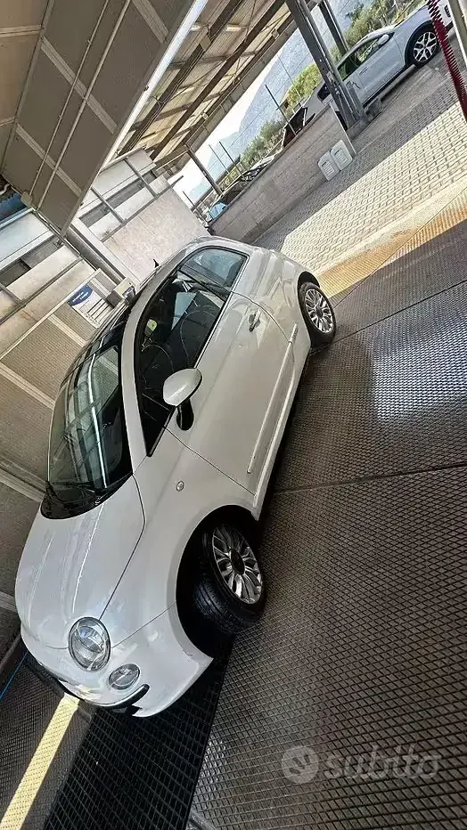 Usata Fiat 500 Lounge 69 CV (50 kW) 2014 Bianco Berlina