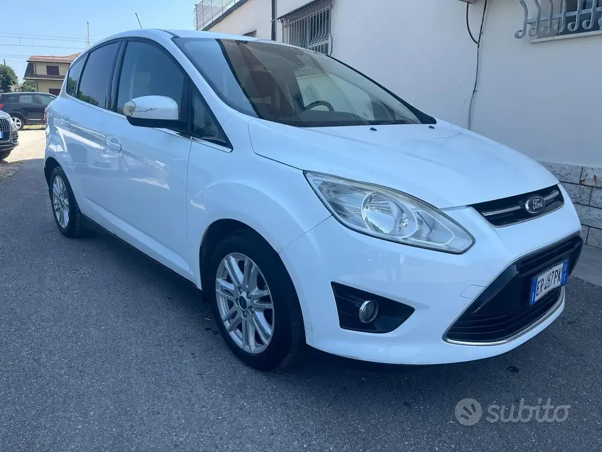 Usata Ford C-MAX Titanium 95 CV (69 kW) 2013 Bianco Monovolume