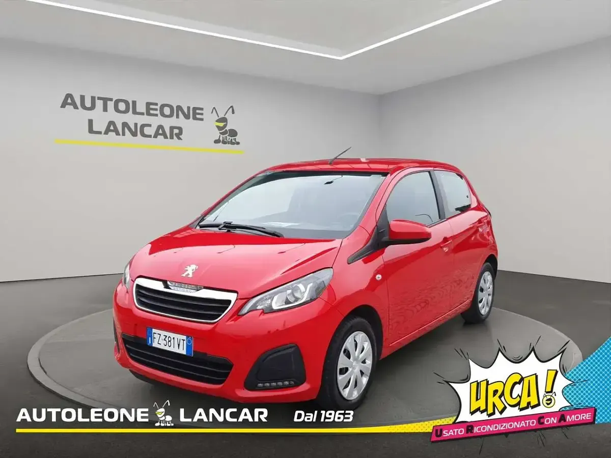 Usata Peugeot 108 Active 72 CV (52 kW) 2020 Rosso Berlina