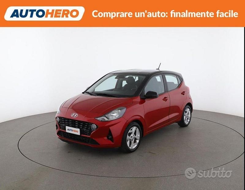 Usata Hyundai i10 67 CV (49 kW) 2021 Rosso Utilitaria