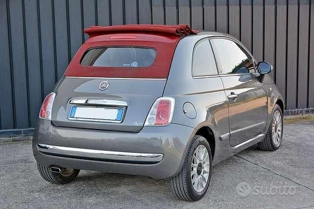 Usata Fiat 500C Lounge 95 CV (69 kW) 2012 Grigio Cabrio