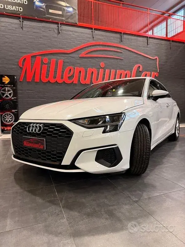 Usata Audi A3 Premium 150 CV (110 kW) 2020 Bianco Berlina