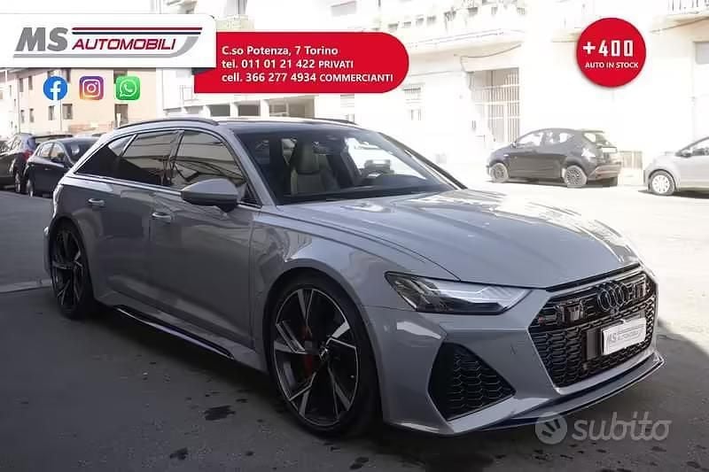 Usata Audi RS6 Ambiente 600 CV (441 kW) 2021 Grigio Station wagon