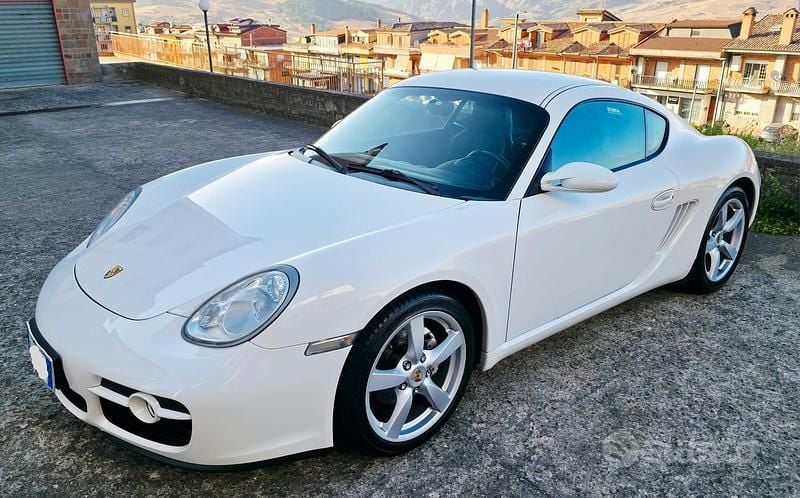 Usata Porsche Cayman 245 CV (180 kW) 2008 Bianco Coupé