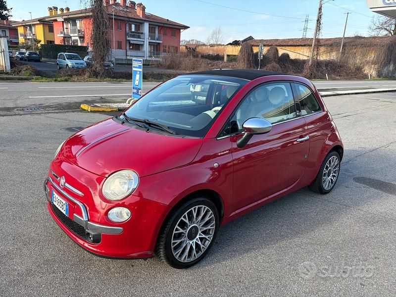 Rosso Usata 2010 Fiat 500C Rock Cabrio | 5900 € (Ottimo prezzo) - Immagine 1/4