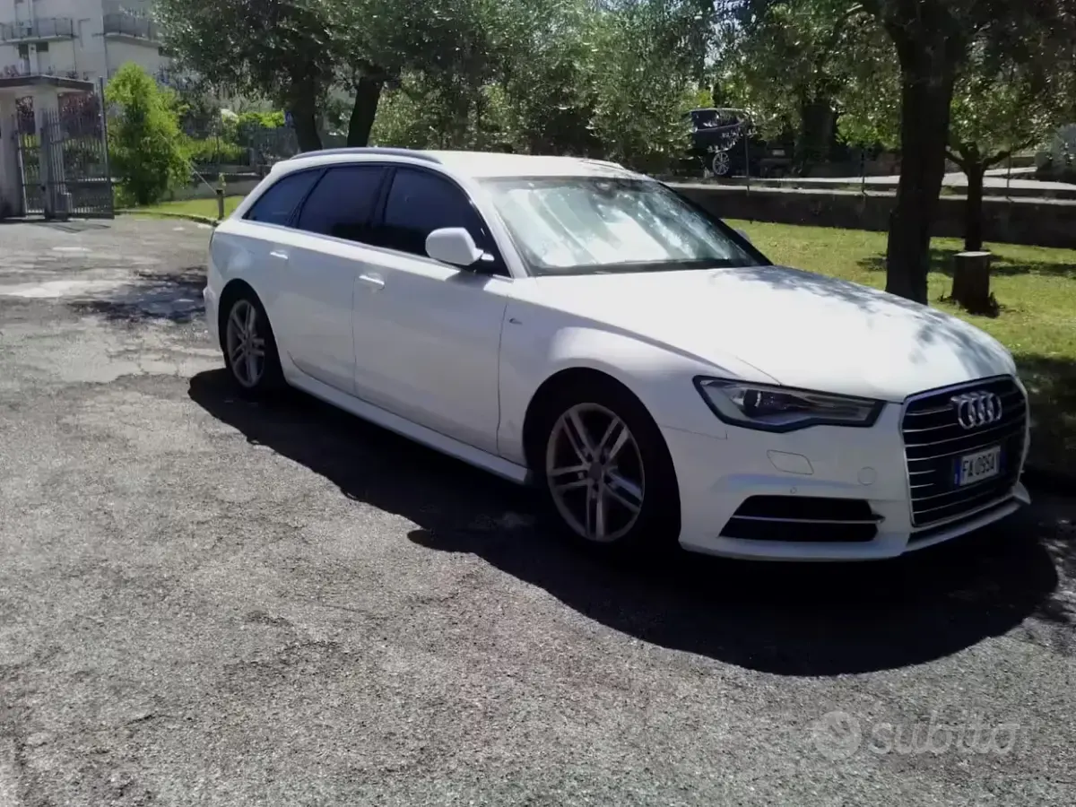Usata Audi A6 150 CV (110 kW) 2015 Bianco Station wagon