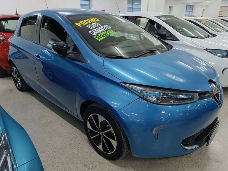 Usata Renault Zoe Intens 80 kW (109 CV) 2019 Azzurro Utilitaria