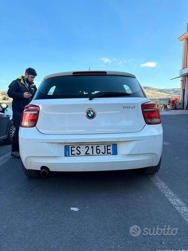 Usata BMW 118 Efficient Dynamics 2013 Bianco Utilitaria