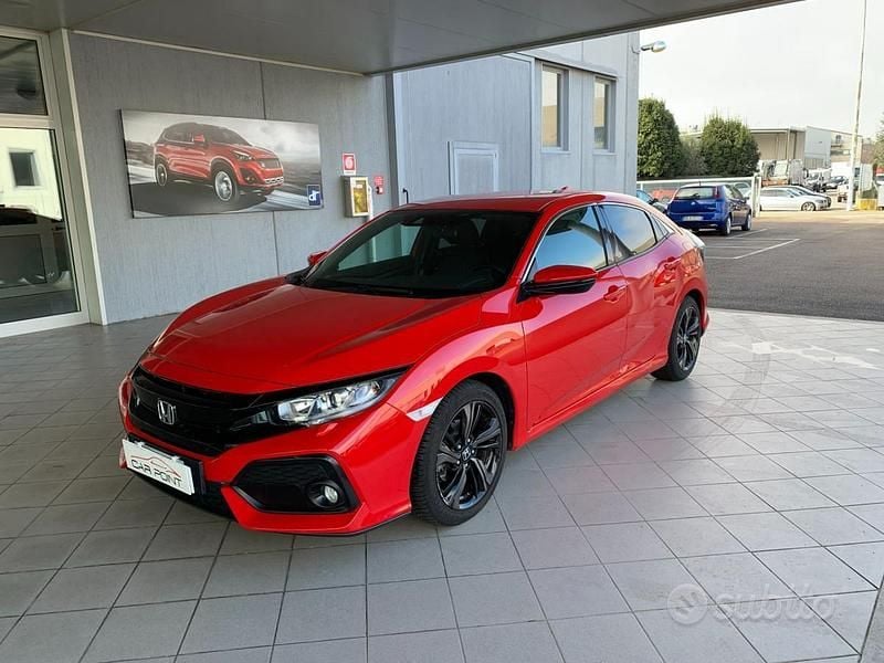 Usata Honda Civic Elegance 2018 Rosso Berlina