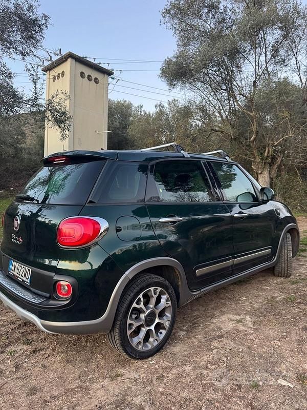 Usata Fiat 500L Trekking 85 CV (62 kW) 2014 Verde Monovolume