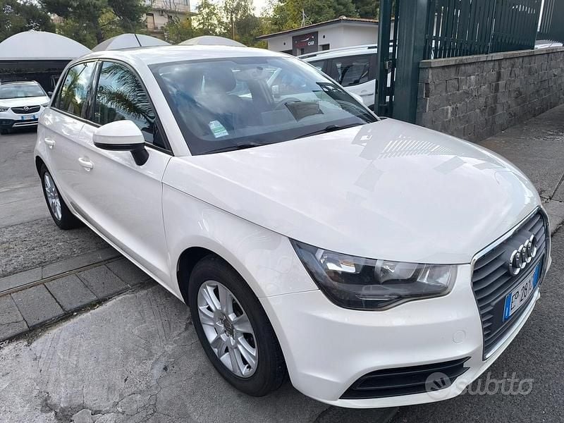 Usata Audi A1 Ambition 86 CV (63 kW) 2013 Bianco Utilitaria