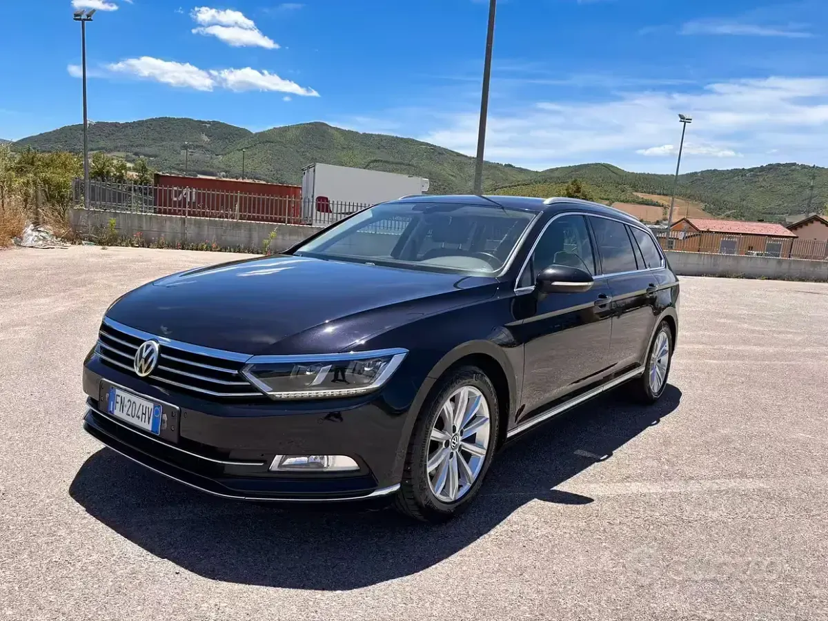 Usata VW Passat 150 CV (110 kW) 2015 Nero Station wagon