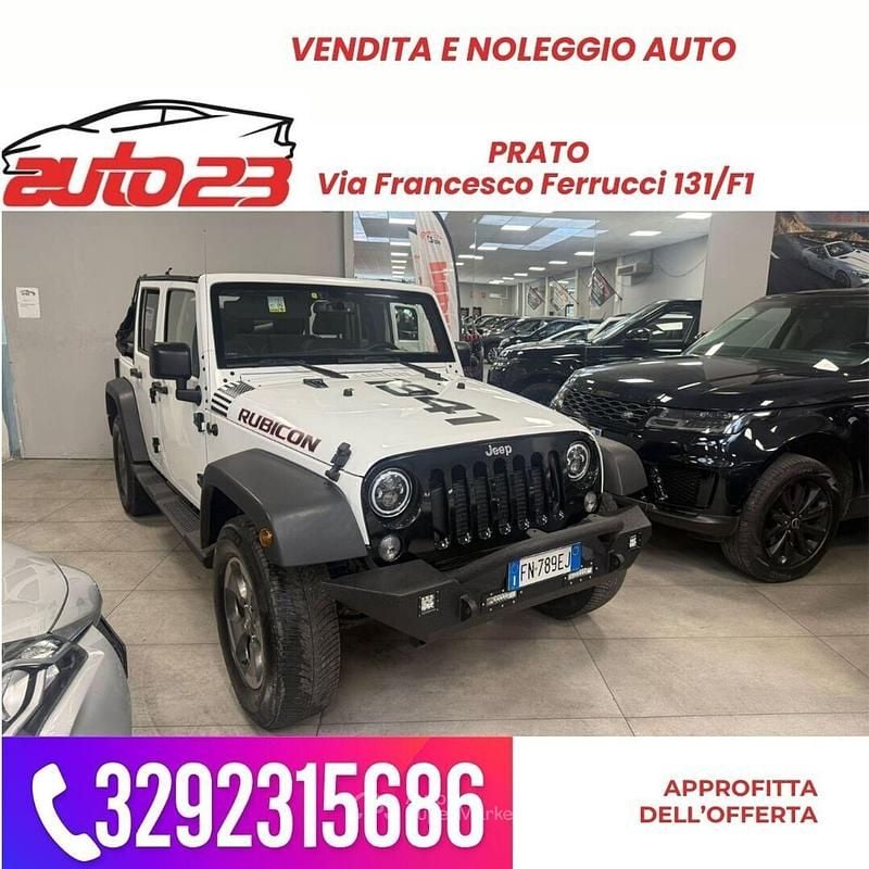 Usata Jeep Wrangler Rubicon 200 CV (147 kW) 2018 Bianco SUV