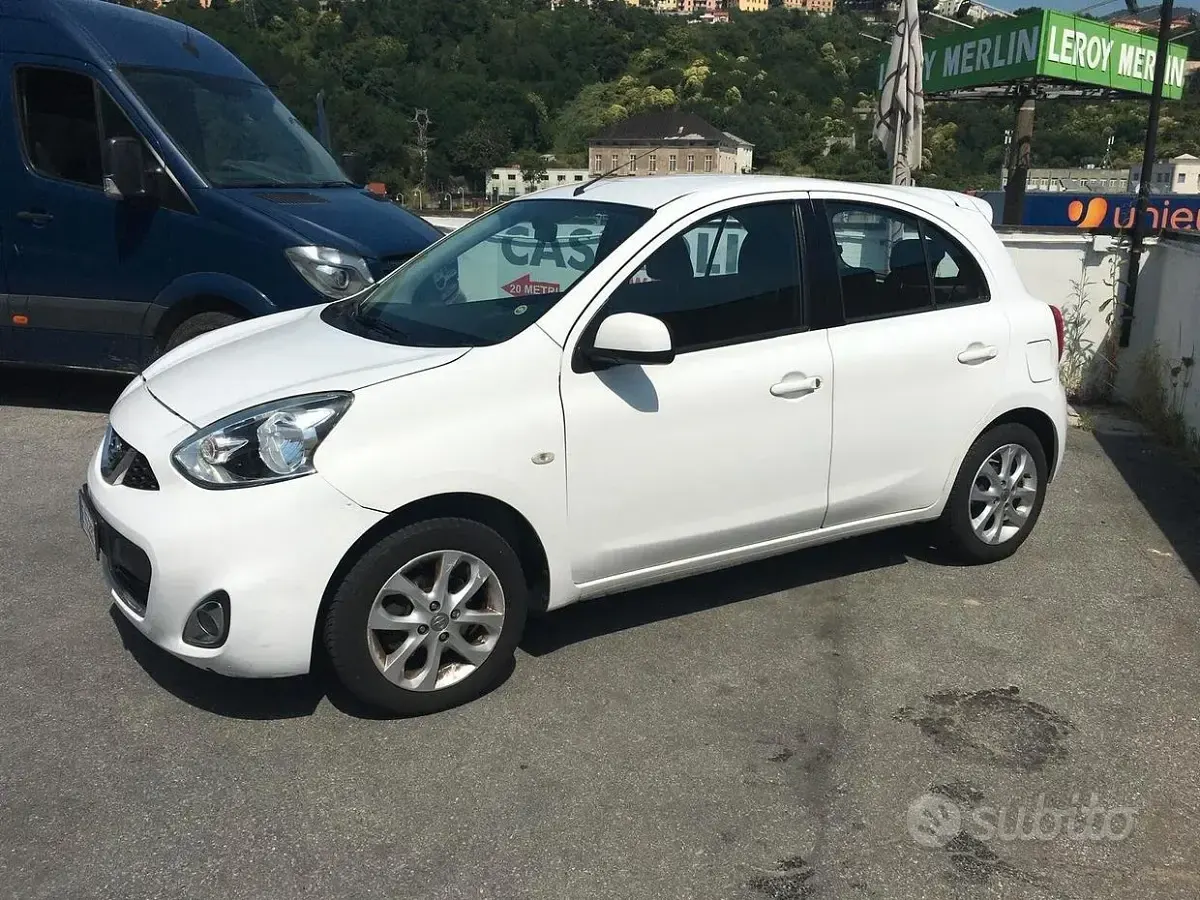 Usata Nissan Micra Acenta 80 CV (58 kW) 2014 Bianco Utilitaria