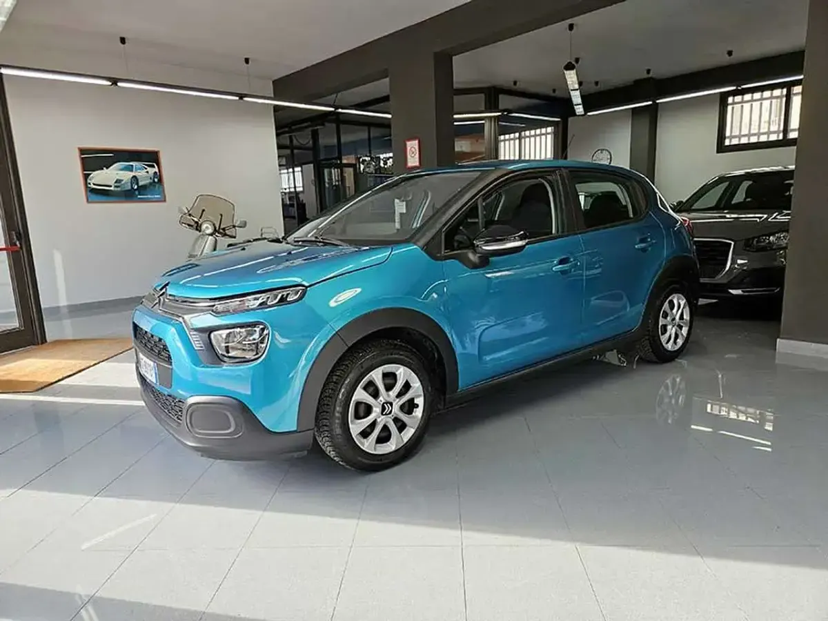 Usata Citroën C3 Feel 102 CV (75 kW) 2021 Blu/azzurro Utilitaria