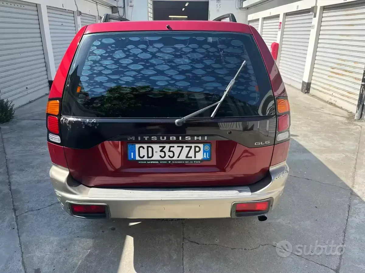 Usata Mitsubishi Pajero Sport 116 CV (85 kW) 2002 Rosso SUV