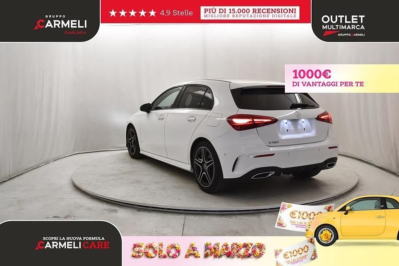Usata Mercedes A180 AMG line 136 CV (100 kW) 2025 Bianco Berlina