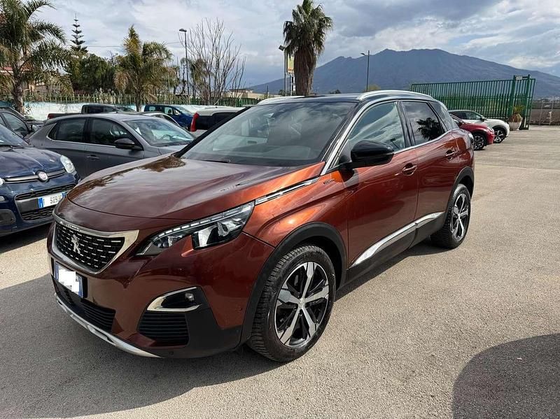 Usata Peugeot 3008 GT-line 120 CV (88 kW) 2018 Marrone SUV