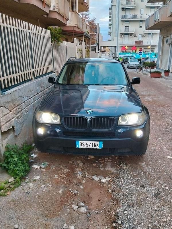Usata BMW X3 Efficient Dynamics 177 CV (130 kW) 2008 Blu SUV