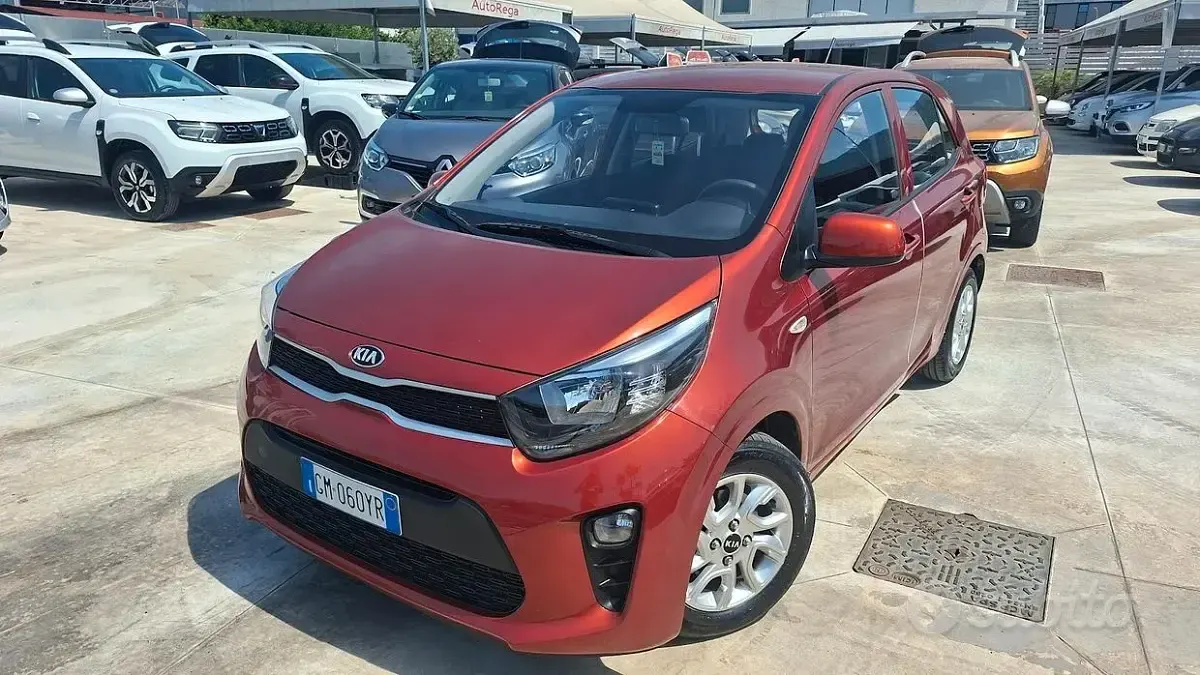 Usata Kia Picanto X-Line 67 CV (49 kW) 2023 Arancione Utilitaria