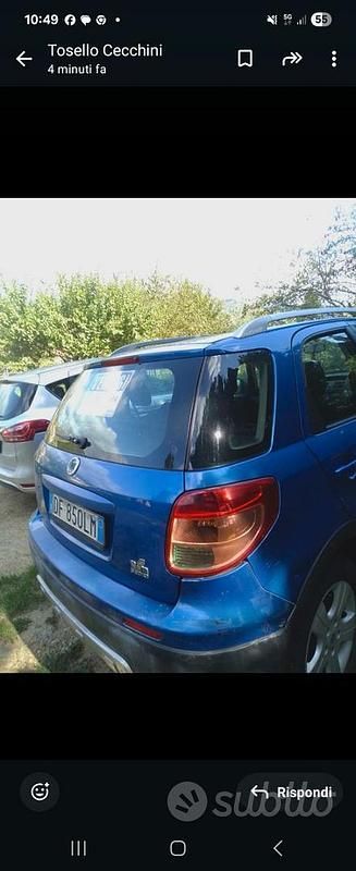 Usata Fiat Sedici 107 CV (78 kW) 2008 Blu SUV