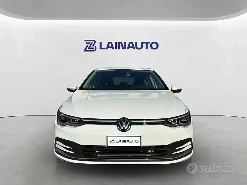 Usata VW Golf VIII Style 131 CV (96 kW) 2022 Bianco Berlina