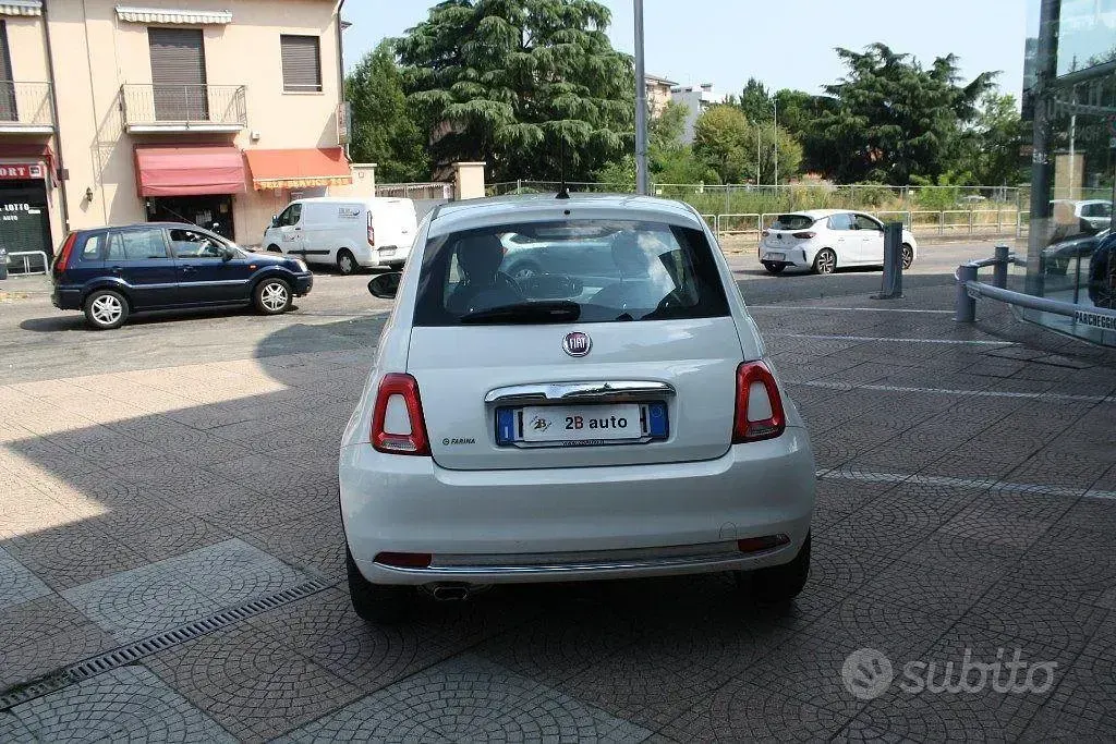 Usata Fiat 500 Lounge 69 CV (50 kW) 2018 Bianco Utilitaria