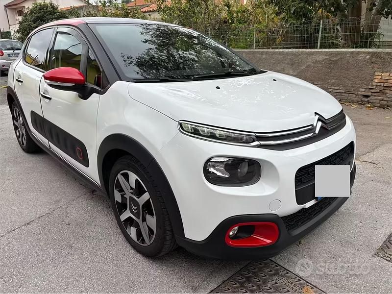 Usata Citroën C3 110 CV (80 kW) 2018 Bianco Utilitaria
