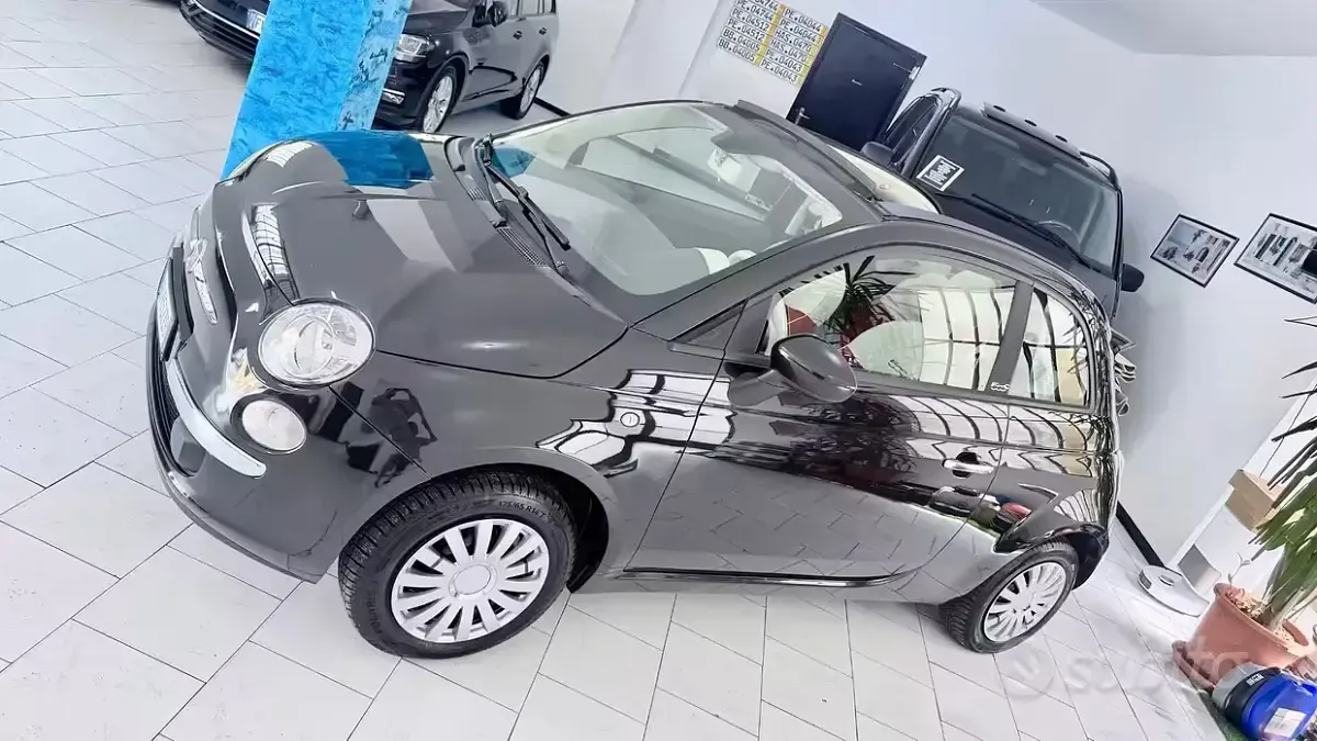 Usata Fiat 500C Lounge 69 CV (50 kW) 2010 Nero Cabrio