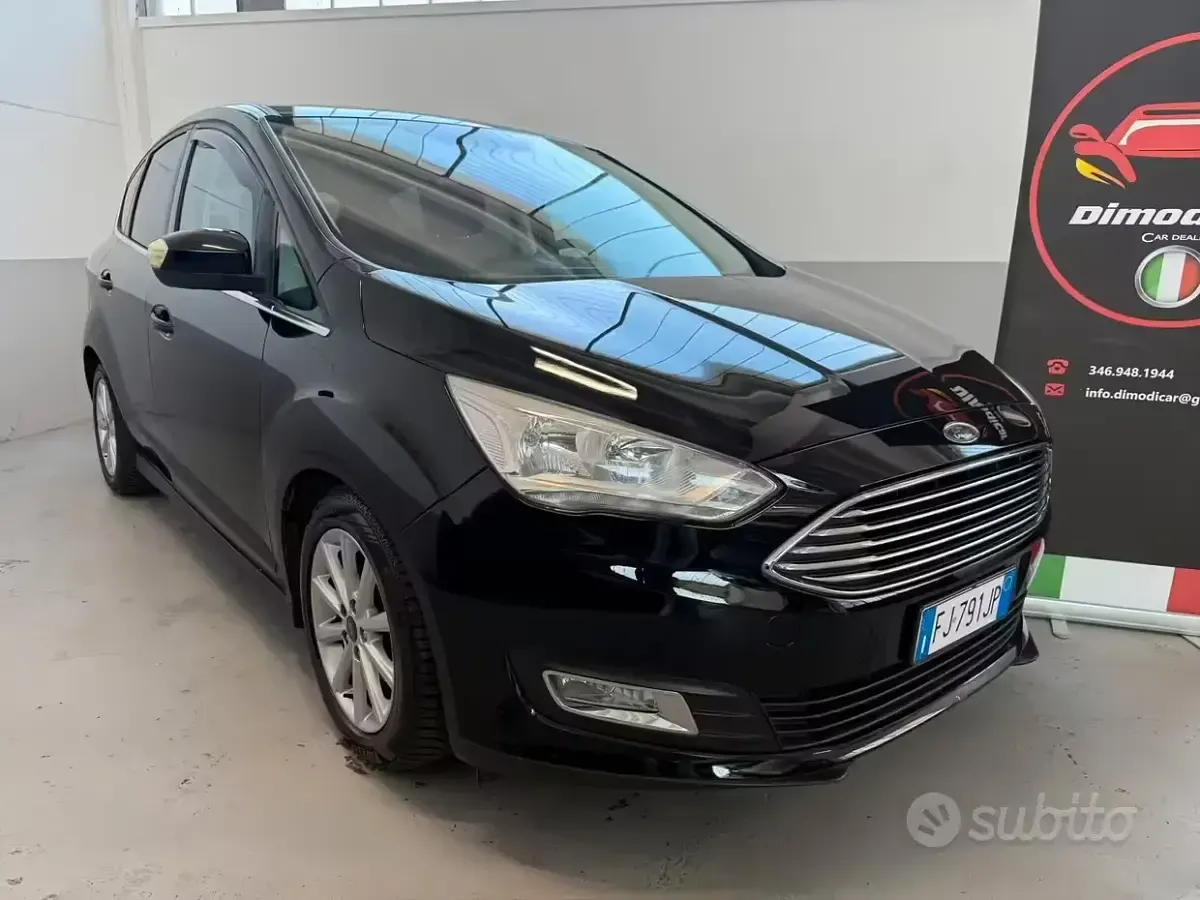 Usata Ford C-MAX Titanium 120 CV (88 kW) 2017 Blu Monovolume